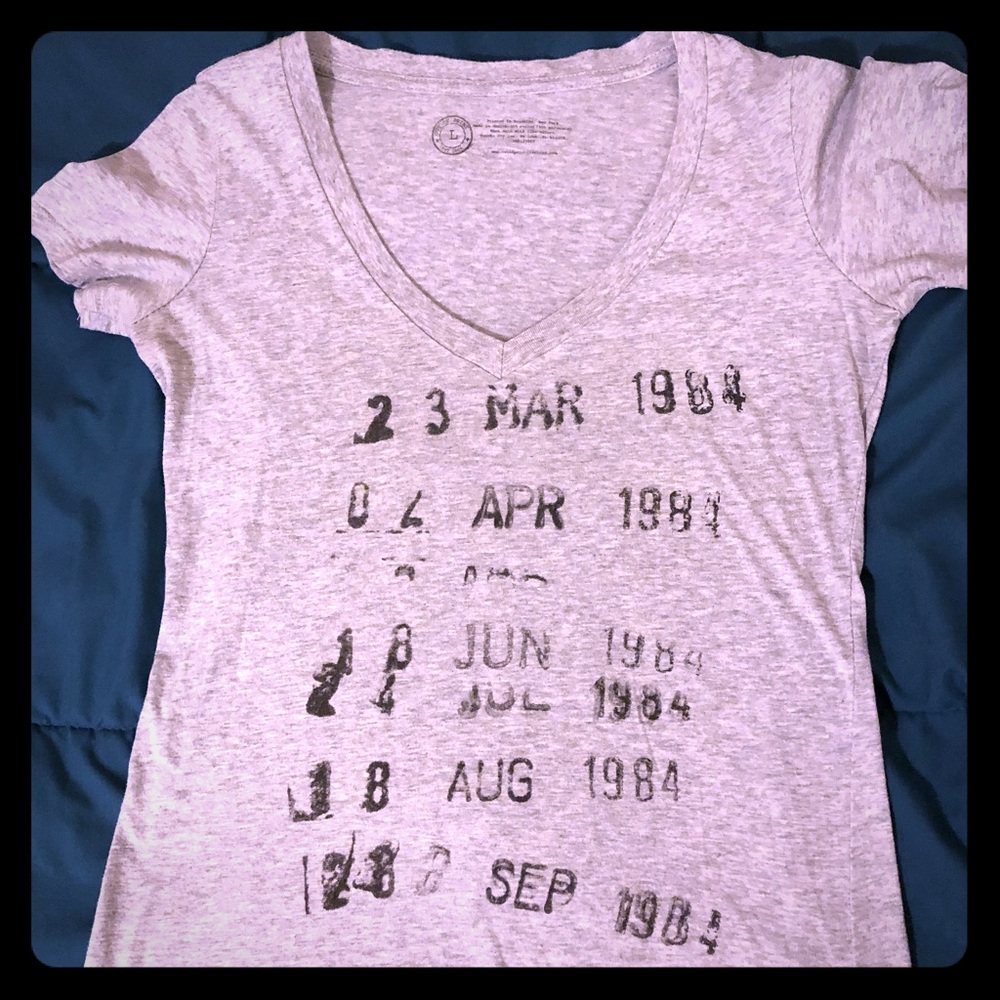 Out of Print Library Stamp Tee
